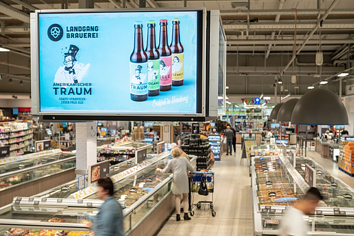 Edeka TV – Landgang-Brauerei-Spot am Kühlregal